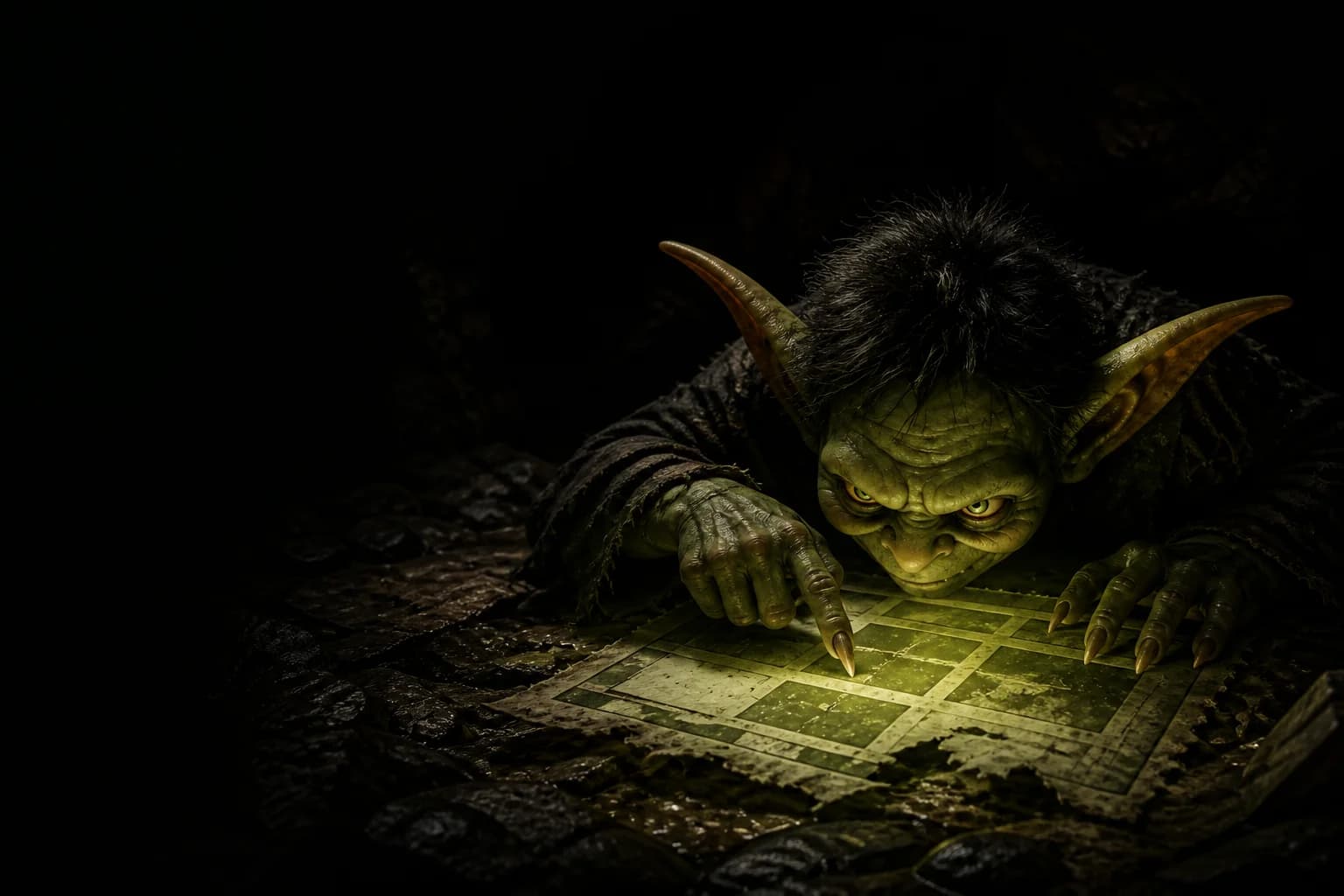PageGoblin hunting through a torn website blueprint